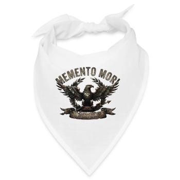 Römer Memento Mori Adler Banner - Bandana - Weiß - Vorne