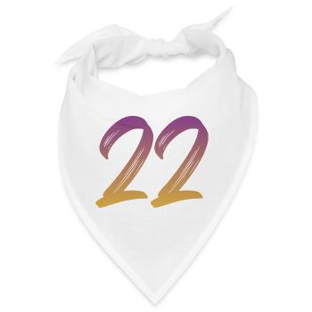 22 - Bandana - Weiß - Vorne