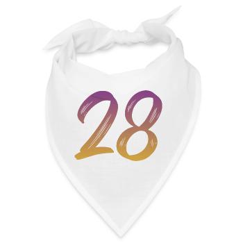 28 - Bandana - Weiß - Vorne