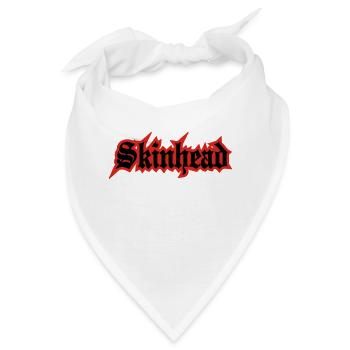 Working Class Skinhead Oi! Antiracist Bootboys My - Bandana - Weiß - Vorne