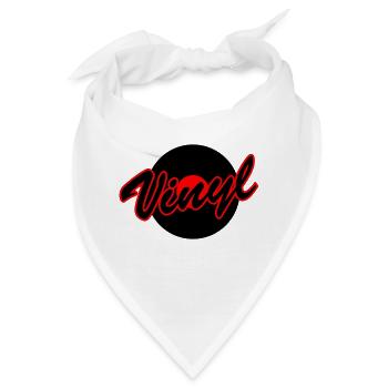 Vinyl mit Platte - Bandana - Weiß - Vorne