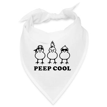 Peep Cool - Bandana - Weiß - Vorne