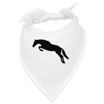 Springpferd 01 - Bandana - Weiß - Vorne