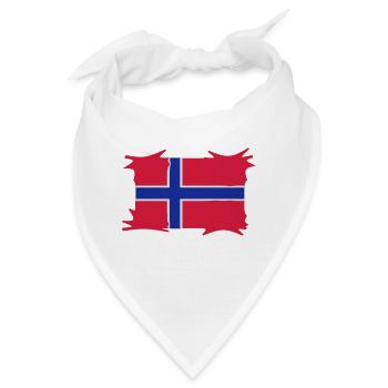 norwegen3 - Bandana - Weiß - Vorne