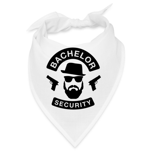 Bachelor Security - JGA T-Shirt - Bräutigam Shirt - Bandana