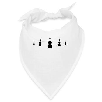 KING MEISTER COOL PROFI BERUFUNG fiddle geige pn - Bandana - Weiß - Vorne