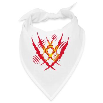 Claw Klaue worn risse riss x heimat stolz Kirgisis - Bandana - Weiß - Vorne