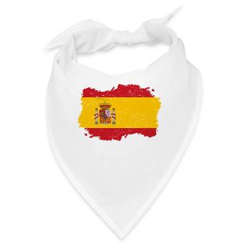 Roots Wurzeln Flagge heimat Land Spanien png - Bandana - Weiß - Vorne