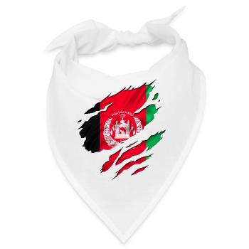 afghanistan frieden krieg - Bandana - Weiß - Vorne