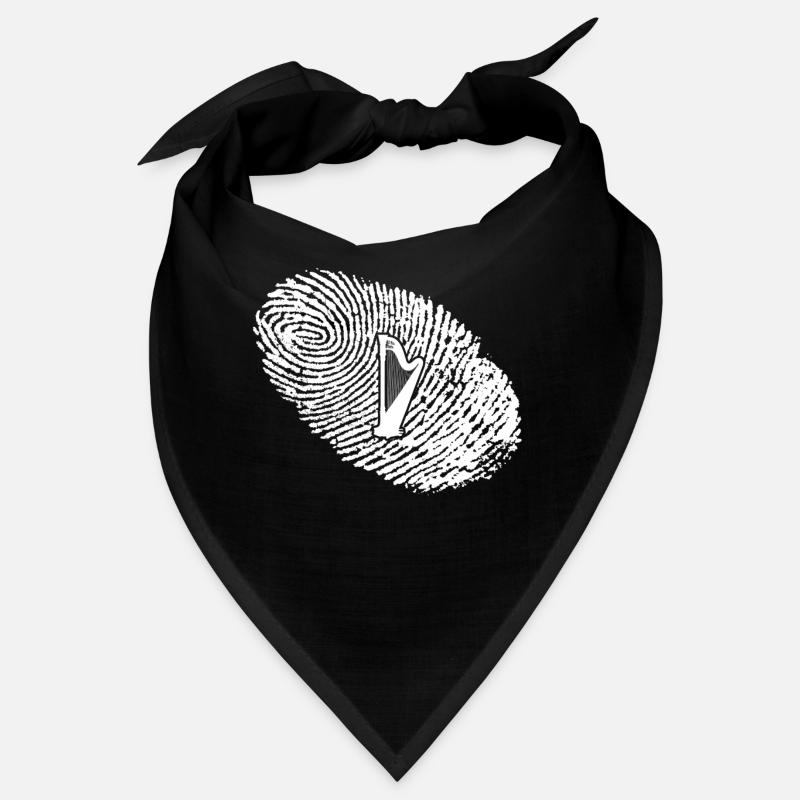 empreinte adn dns cadeau harpe harp Bandana