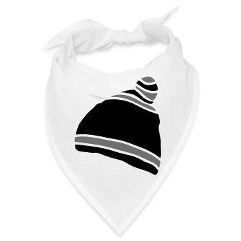 Mütze - Bandana - Weiß - Vorne
