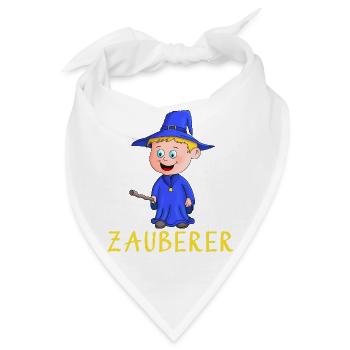 Magier - Zauberer - Bandana - Weiß - Vorne