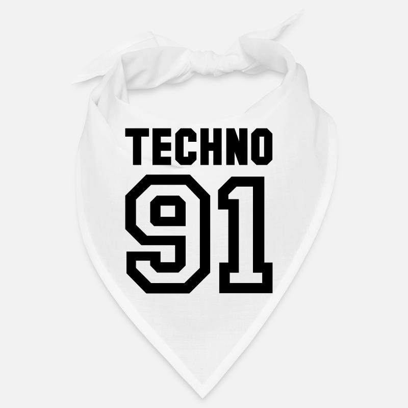 TECHNO Rave Techno 90s 90s Bandana