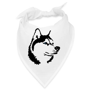 Husky - Bandana - Weiß - Vorne