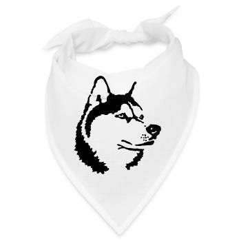 Husky - Bandana - Weiß - Vorne
