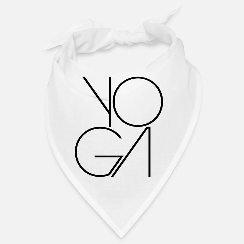Text Design Yoga Bandana