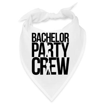 bachelor party crew - Bandana - Weiß - Vorne