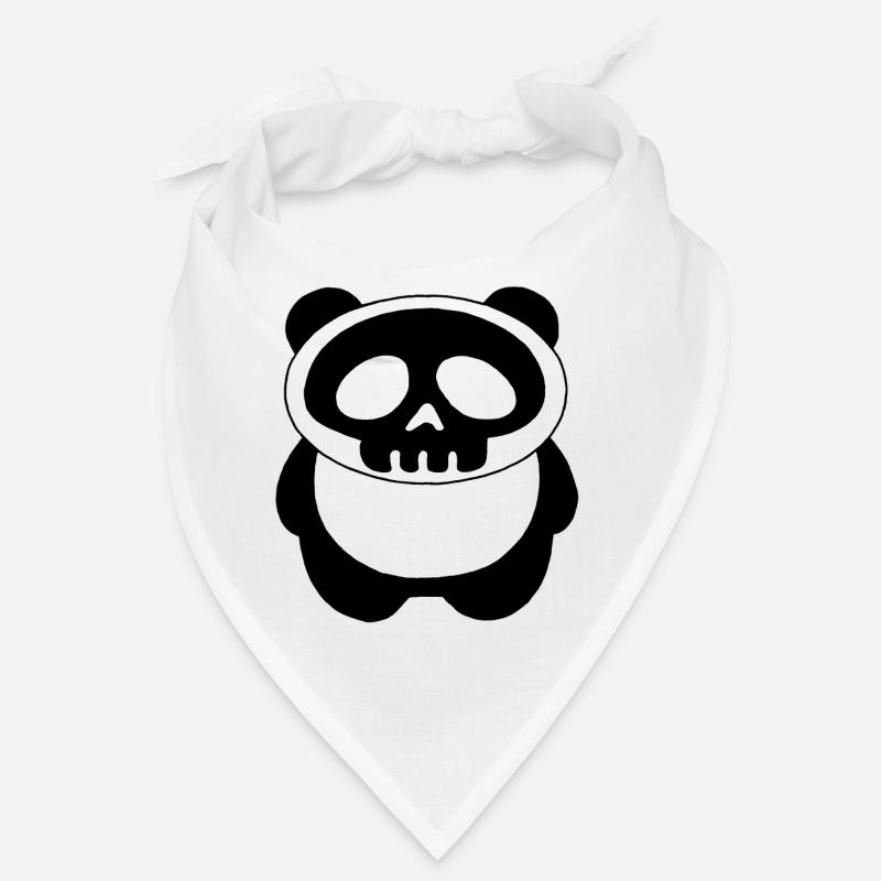 Tête de mort panda Bandana