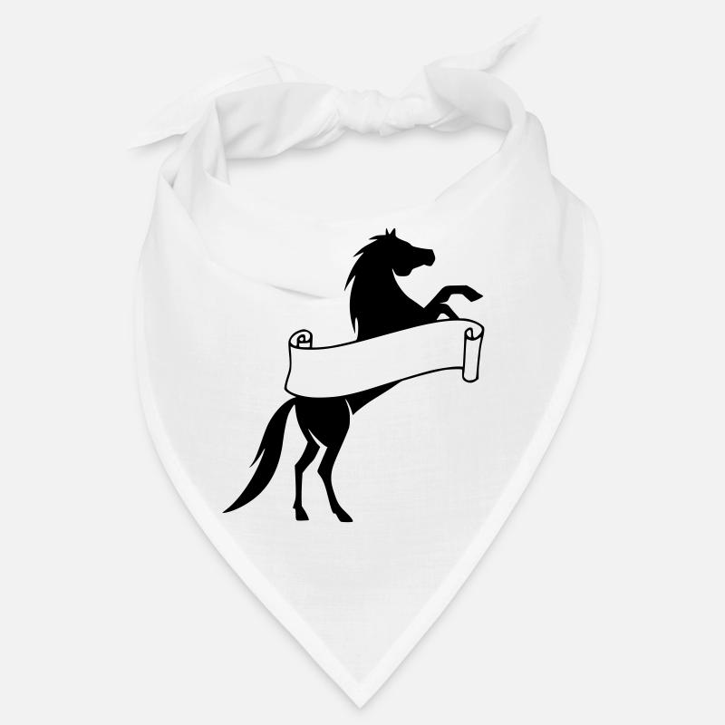 Pferde shirt reiten text vorlage name selber feld Bandana