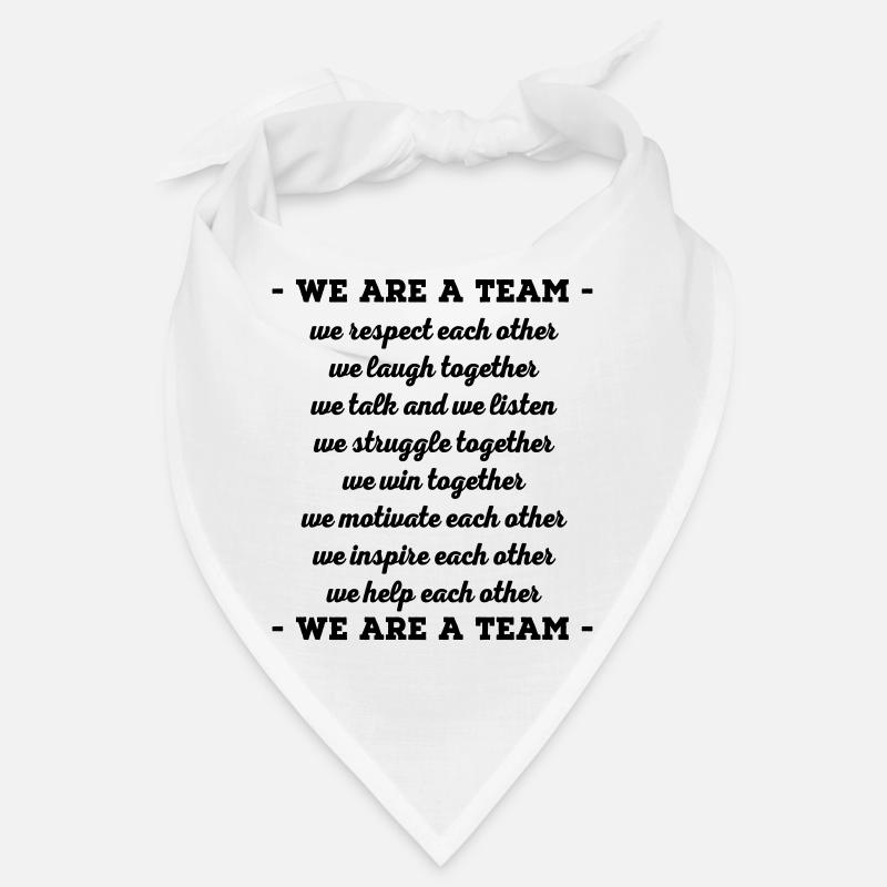 Team - Bandana - Weiß