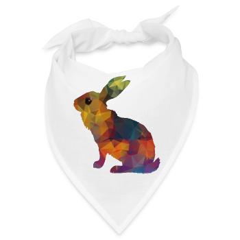 Hase - Bandana - Weiß - Vorne