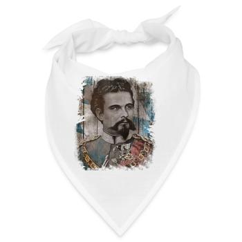 Koenig Ludwig - Bandana - Weiß - Vorne