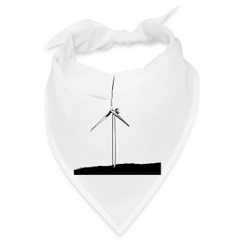 Windrad - Bandana - Weiß - Vorne