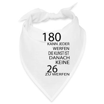 Darts Dart - Bandana - Weiß - Vorne