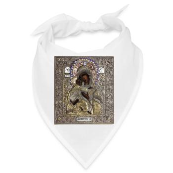 Ikone. Orthodox icon - Bandana - Weiß - Vorne