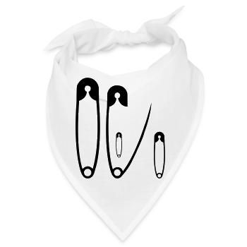 Schwanger mit 2. Kind - Bandana - Weiß - Vorne