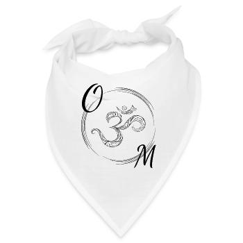 OM - Bandana - Weiß - Vorne