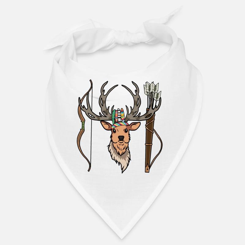 Hirsch Elch Geweih Hirschkopf Wild Jagt Bandana