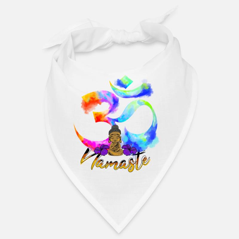 Namaste Bow Iris Buddha Bandana