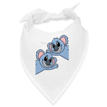 Koala Koalas - Bandana - Weiß - Vorne