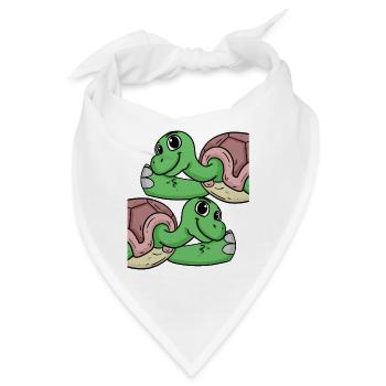 Schildkröte Schildkröten - Bandana - Weiß - Vorne