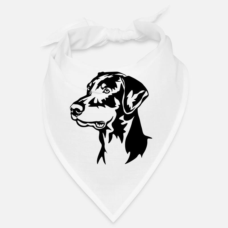 Doberman Head Bandana