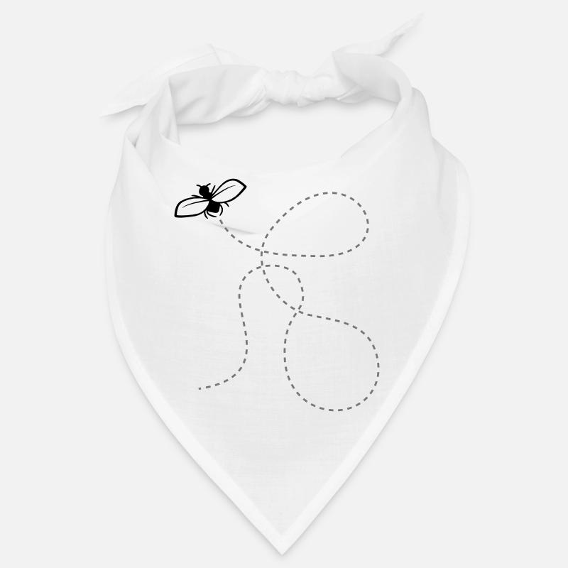 Fliege Gestrichelte Linie Bandana