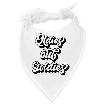 OLDIES BUT GOLDIES coole-shirts.ch - Bandana - Weiß - Vorne