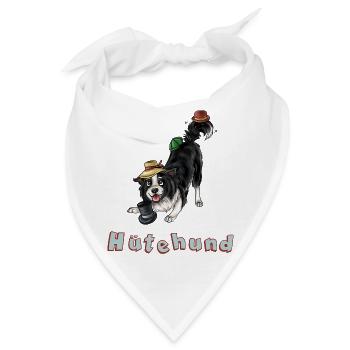 Hütehund - Bandana - Weiß - Vorne