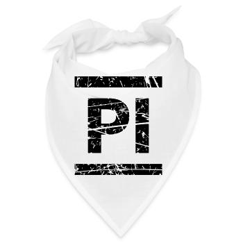Pi - Bandana - Weiß - Vorne