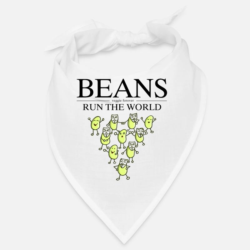 Vegan Bohne cooler Spruch Bandana