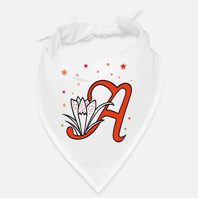 Buchstabe, Initiale, Blume Bandana