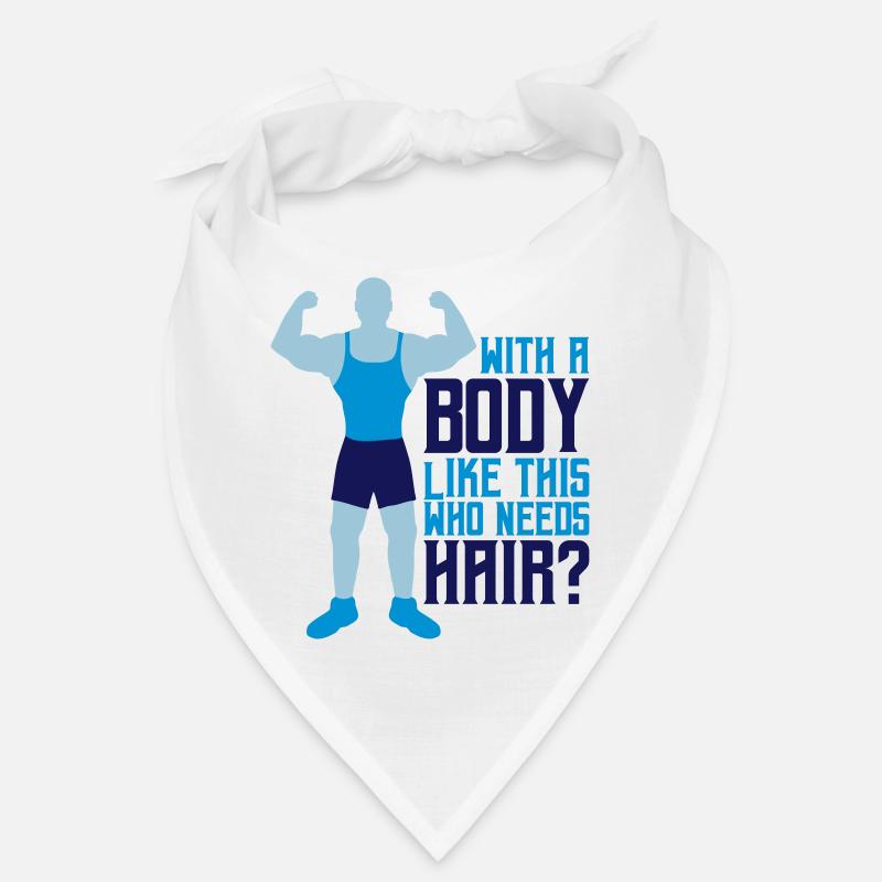Who Needs Hair Spruch Bandana