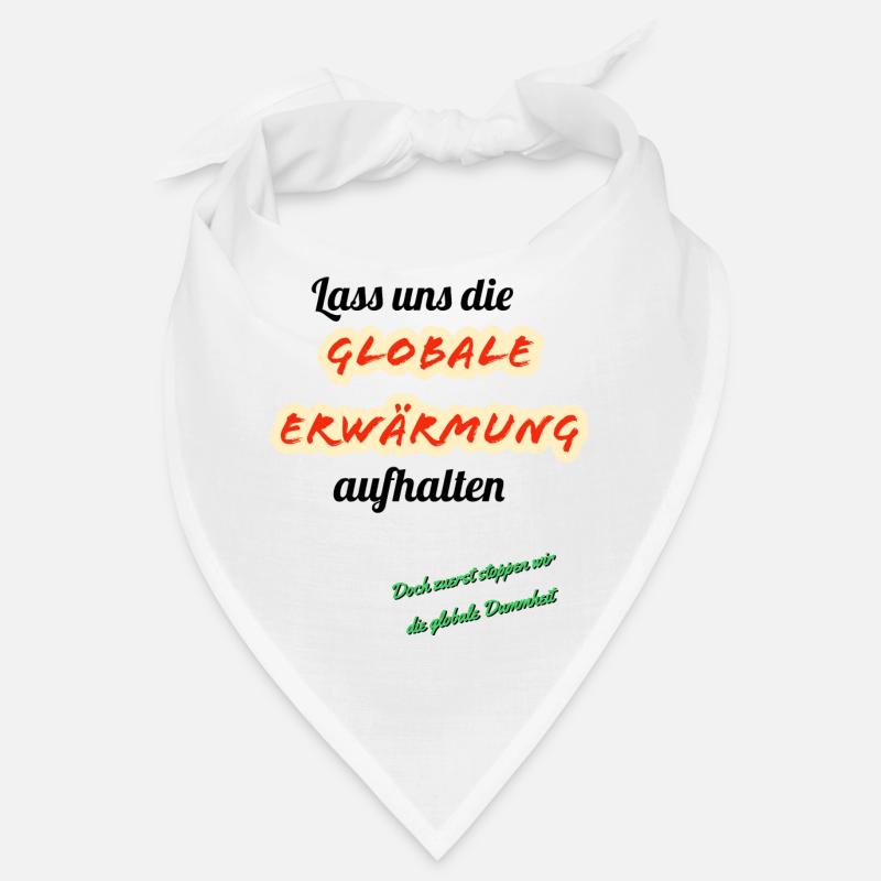 Global Warming Parody Design Bandana