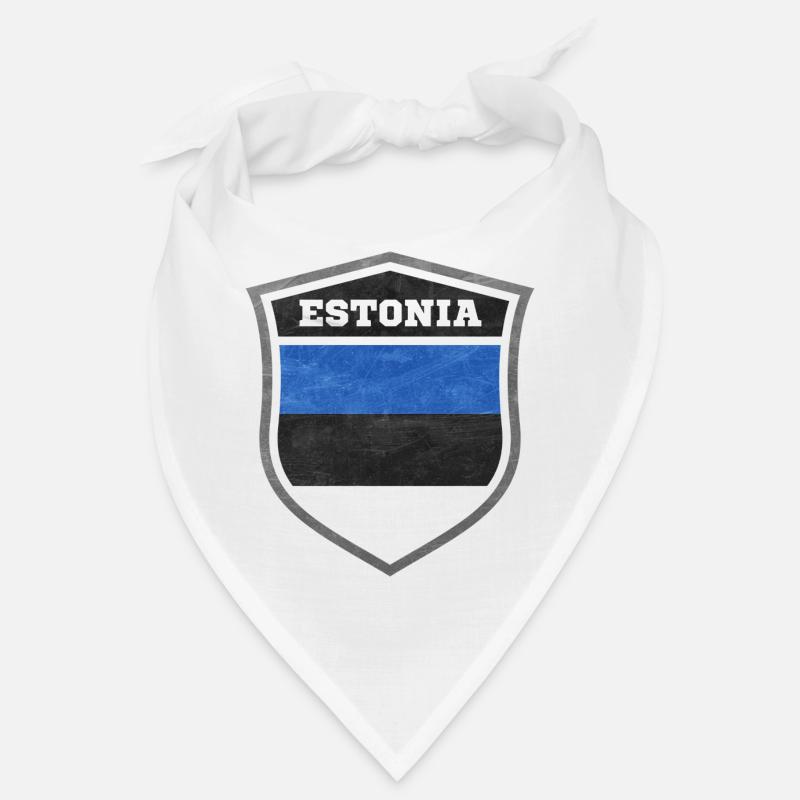 Estland-Schild Logo Emblem Bandana