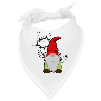 Grummelzwerg Mad - Bandana - Weiß - Vorne
