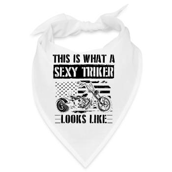 Trike - Bandana - Weiß - Vorne