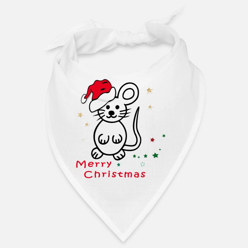 Merry Christmas, Advent - Bandana - Weiß