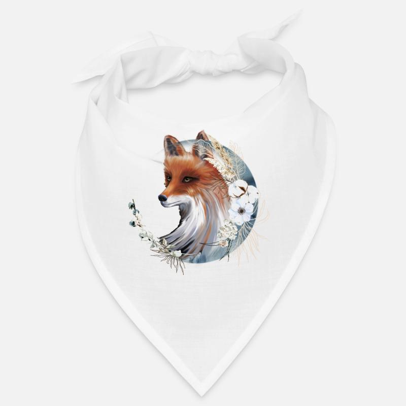 Renard - Bandana - blanc