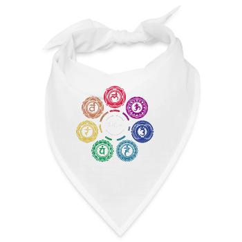 Chakra - Bandana - Weiß - Vorne